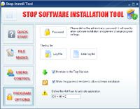 Stop Software Installation Tool screenshot