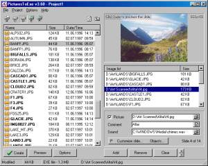 PicturesToExe screenshot