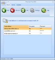 Flexcrypt -email encryption screenshot
