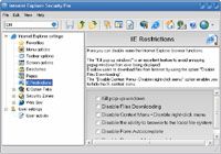 Internet Explorer Security Pro screenshot