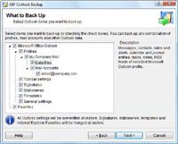 ABF Outlook Backup screenshot