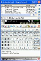 CalculatorX screenshot