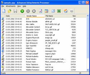 Advanced Attachments Processor  screenshot