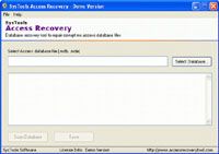 Access Database Repair screenshot