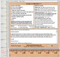 A Ruler for Windows screenshot
