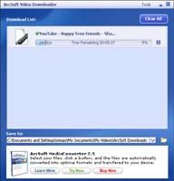 ArcSoft Video Downloader screenshot