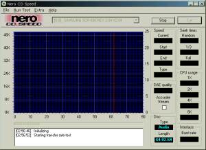 Nero CD Speed  screenshot