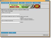 Free Affiliate Page Creator Software screenshot