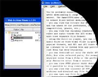 Web Archives Viewer screenshot