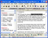 NoteTab Light screenshot