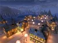 Winter Night 3D Screensaver screenshot