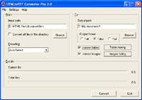HTMLtoRTF Converter Pro screenshot