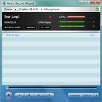 Audio Record Wizard screenshot