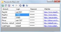Passwords Base screenshot