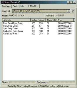 SpeedFan   screenshot