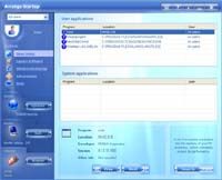 Arrange Startup screenshot