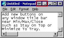 Actual Title Buttons screenshot