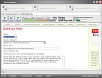 Article Submitter screenshot