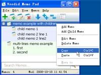 Veedid Memo Pad screenshot