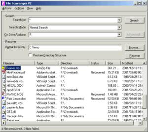 File Scavenger screenshot