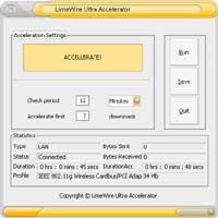 LimeWire Ultra Accelerator screenshot