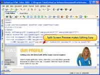 CoffeeCup Free HTML Editor screenshot