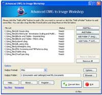 Advanced DWG to Image Workshop screenshot