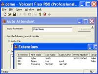 Voicent Flex PBX screenshot