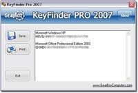 Windows Product Key Finder Professional screenshot