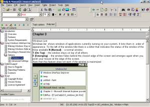 Help & Manual screenshot