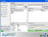 ZapitSMS screenshot