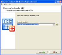 Recovery Toolbox for DBF screenshot