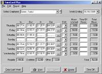 TimeCard Plus screenshot