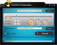 Xilisoft iPhone Ringtone Maker screenshot