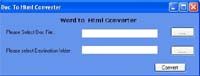 Word To HTML Converter screenshot