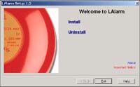 LAlarm free edition screenshot