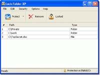 Lock Folder XP screenshot