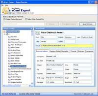 vCard Converter screenshot