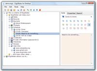 Desktop ErgoNotes screenshot