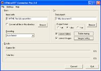 HTMLtoRTF Converter Pro screenshot
