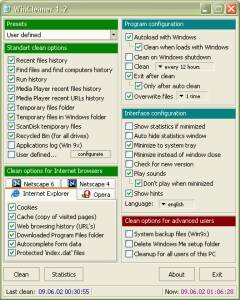 WinCleaner screenshot