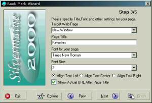 Bookmark Wizard  screenshot