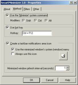 SmartMinimizer screenshot