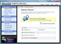 WinASO Registry Optimizer screenshot