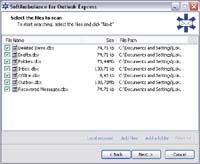SoftAmbulance 4 Outlook Express screenshot