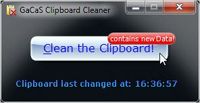 GaCaS Clipboard Cleaner  screenshot