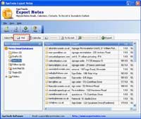 Notes to Exchange Migration screenshot