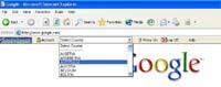 Country Choice Anonymous Proxy Bar  screenshot