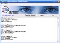 SpotIE Password Recovery screenshot