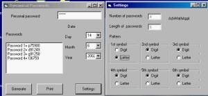 Dynamical Passwords screenshot